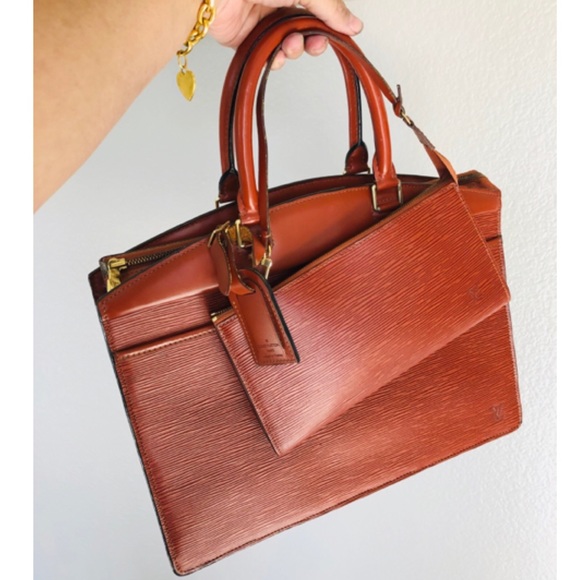 🌸Auth Louis Vuitton EPI Briefcase+matching Clutch - Picture 8 of 8